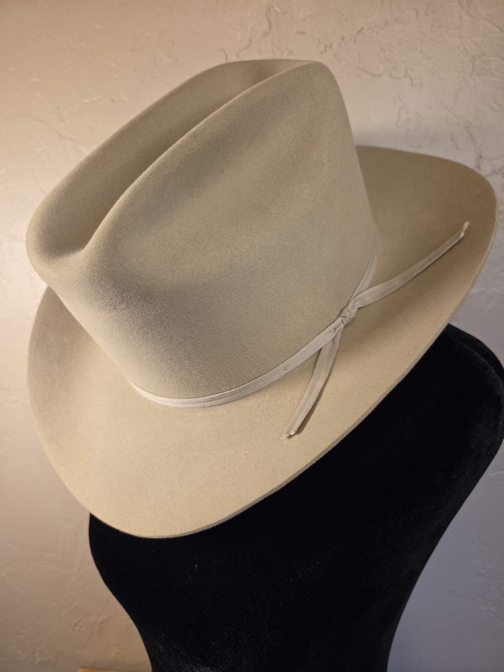 Vintage Stetson Beaver Felt Hat Silver Belly Size 7 1/4 With Original Box